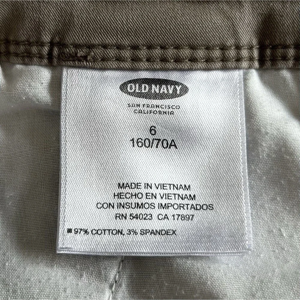 Old Navy Shorts Women 6 Dark Khaki 8.5